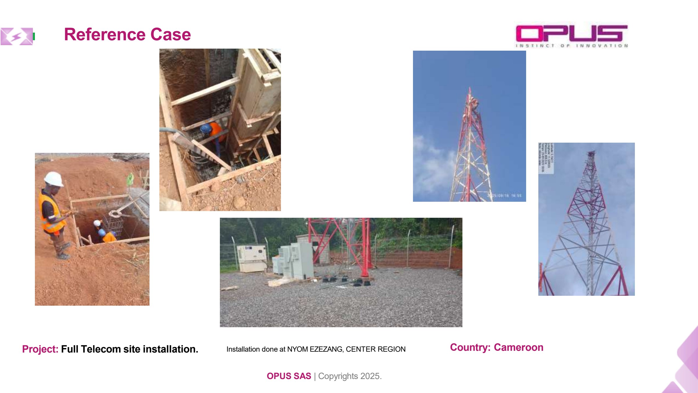 Full telecom site installation